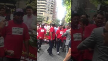 USA BNP demonstration in front of UN, New York-2017